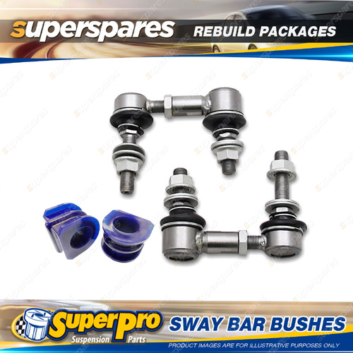 Front SuperPro Sway Bar Link Mount Buhs Rebuild Kit for Nissan GT-R R35 2009-On