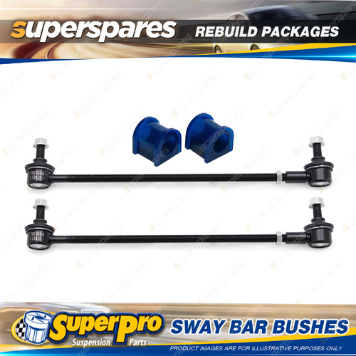 Front SuperPro Sway Bar Rebuild Kit for Ford Escape BA ZA ZB ZC ZD 2001-2012