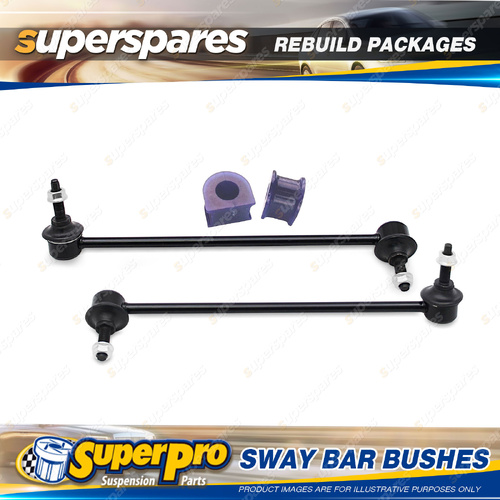 Front SuperPro Sway Bar Rebuild Kit for Holden Calais VE Sedan Wagon Ute 06-13
