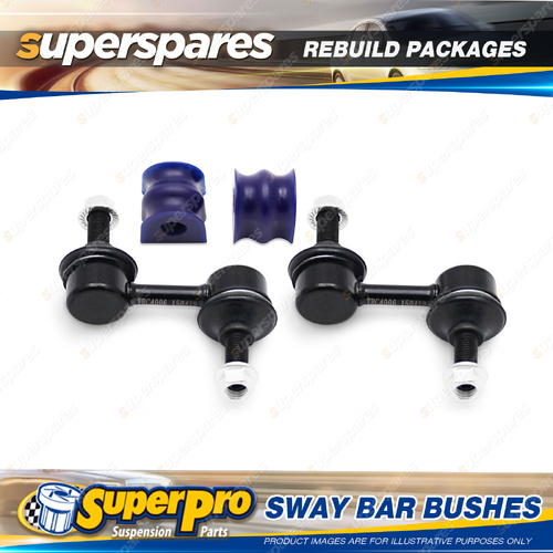 Front SuperPro Sway Bar Rebuild Kit for Subaru Impreza Liberty BE BH BT 98-07