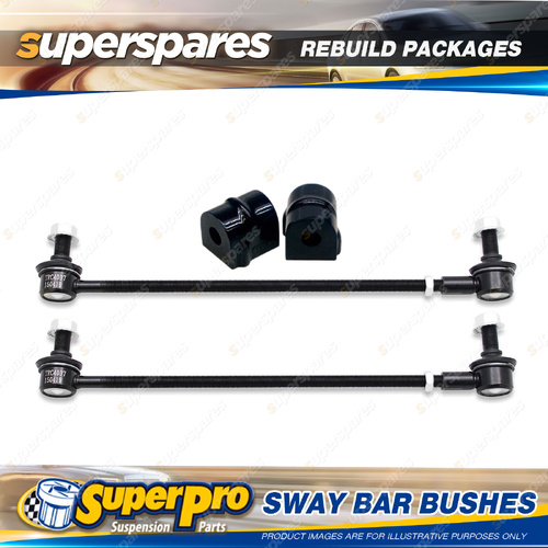 Front SuperPro Sway Bar Rebuild Kit for Holden Tigra XC 2004-2009