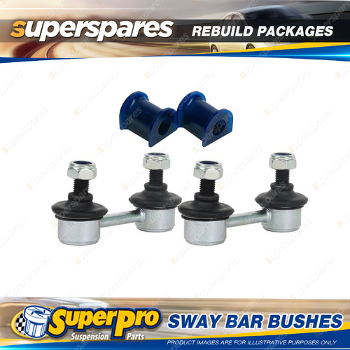 Front SuperPro Sway Bar Rebuild Kit for Mitsubishi Magna TR TS Verada KR 3000 GT