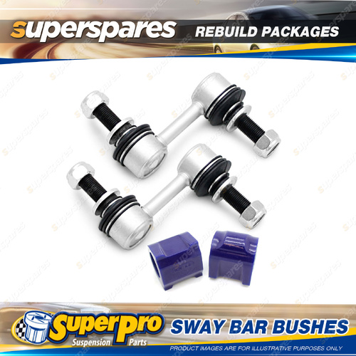 Front SuperPro Sway Bar Link Mount Bush Rebuild Kit for Subaru Levorg VM 2014-On