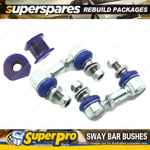Front SuperPro Sway Bar Rebuild Kit for Mitsubishi Challenger PB 2008-on