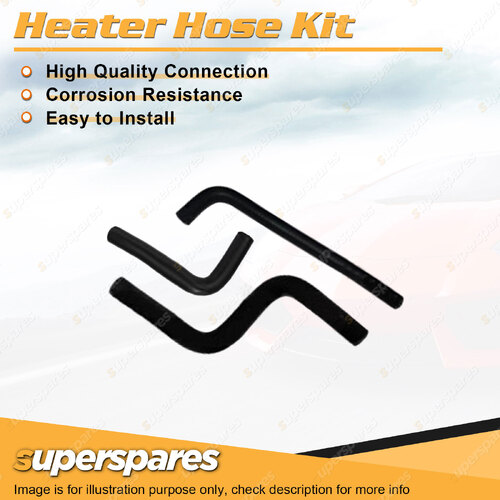Heater Hose Set for Ford Laser Meteor GA GB 1.3L 1.5L E3 E5 8mm ID