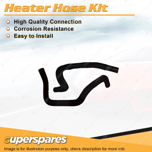 Heater Hose Set for Ford Telstar AT TX5 2.0L SOHC EFI Turbo FE 1987-1989