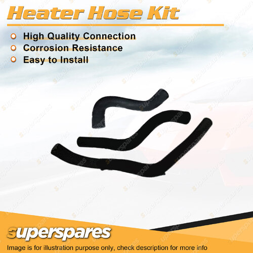 Heater Hose Set for Ford Courier PE 2.5L SOHC Turbo Diesel WLAT 1999-2002