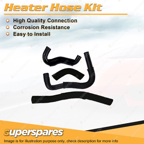 Heater Hose Set for Holden Rodeo R9 3.2L V6 24V DOHC MPFI 6VD1 1998-2003