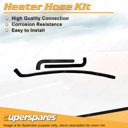 Heater Hose Set for Nissan The Ute XFN XFN 4.1L 6 cyl 12V OHV Carb 250