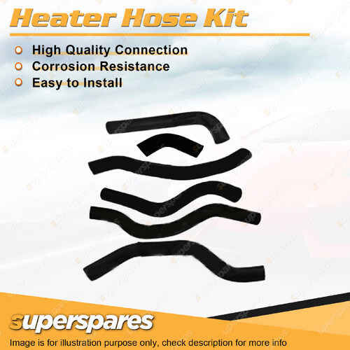 Heater Hose Set for Nissan Urvan E24-3D Bus 2.4L 8V OHC Carb Z24 Z24S