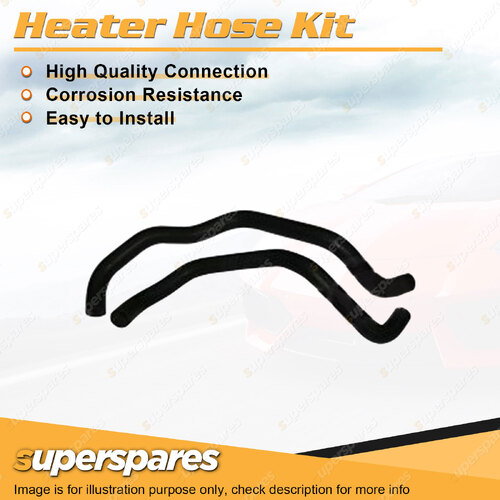 Heater Hose Set for Nissan X-Trail T30 2.5L 16V DOHC MPFI QR25DE 2001-2005