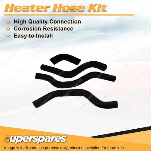 Heater Hose Set for Toyota Landcruiser HDJ100R HZJ105R 4.2L 1HD-FTE 1HZ