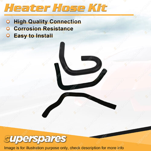 Heater Hose Set for Toyota Landcruiser HDJ80R HDJ81R 4.2L with rear Heater