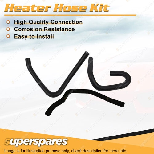 Heater Hose Set for Toyota Landcruiser HDJ 80 81 4.2L without rear Heater
