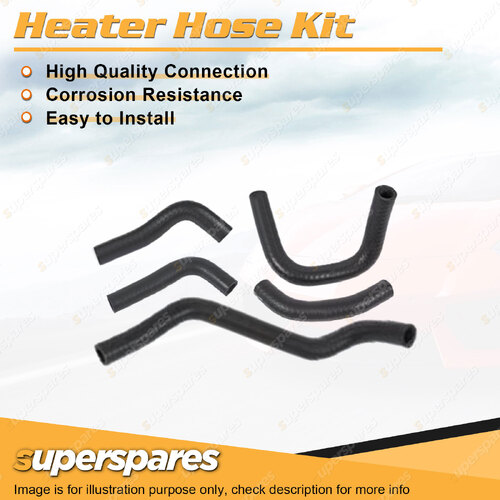 Heater Hose Set for Toyota Hiace RZH113 2.4L 16V SOHC MPFI 2RZE 1998-2005