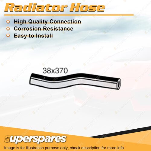 Upper Radiator Hose 38 x 370mm for Ford Falcon XC Fairlane ZH Cobra 4.9L 5.8L