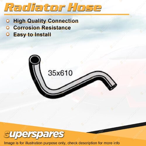 1 x Lower Radiator Hose 35mm x 610mm for Datsun 260Z S30 2.6L 12V 07/1975-1978