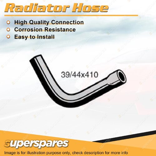 Upper Radiator Hose 39/44 x 410mm for Ford F100 4.1L 6 cyl OHV 12V 1970-1977