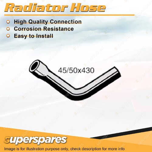 Lower Radiator Hose 45/50 x 430mm for Ford F100 4.9L V8 OHV 16V 07/1974-1977