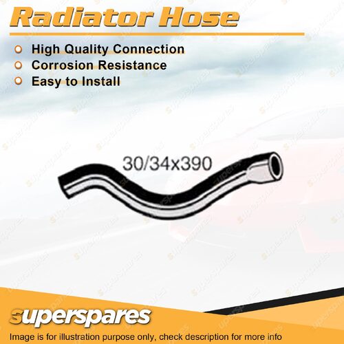 Upper Radiator Hose 30/34 x 390mm for Volvo 242 244 245 2.1L B21A B21E 1975-1980