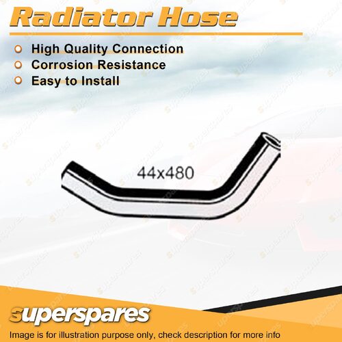 Lower Radiator Hose 44 x 480mm for Nissan Patrol MQ 4.0L 6 cyl OHV 12V 81-87