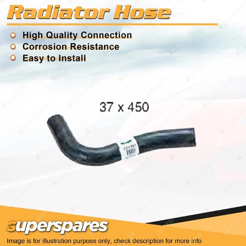 Upper Radiator Hose 37 x 450mm for Toyota Landcruiser HJ75R 4.0L OHV 12V 85-90
