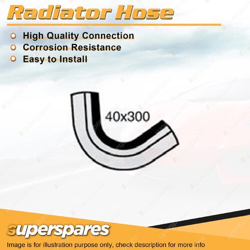 1 x Lower Radiator Hose 40mm x 300mm for Mitsubishi Fuso Fighter FM FM515 6.6L