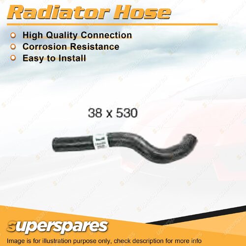 Upper Radiator Hose 38mm x 530mm for Nissan Patrol GQ Y60 TD42 4.2L 1988-1999