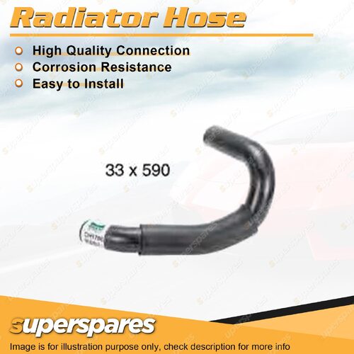 Upper Radiator Hose 33 x 590mm for Mitsubishi Express SF SG SH 2.0L 1986-1992