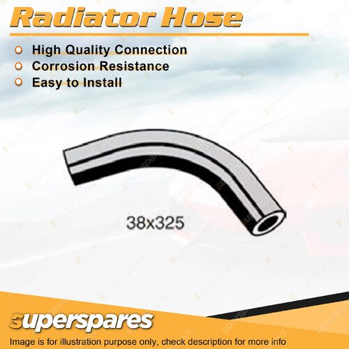 Upper Radiator Hose 38 x 325mm for Toyota Landcruiser FJ62R 4.0L 6 cyl OHV 12V