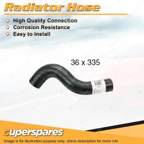 Upper Radiator Hose 36 x 335mm for Toyota Landcruiser HDJ 78 79 HZJ 70 75 78 79