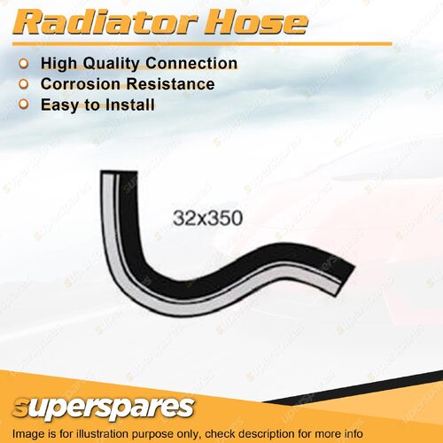 Upper Radiator Hose 32mm x 350mm for Mitsubishi Triton ME MG MH MJ 2.6L 4 cyl