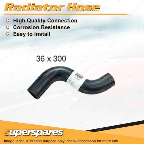 Upper Radiator Hose 36 x 300mm for Toyota Landcruiser FZJ80R 4.5L 6cyl DOHC 24V