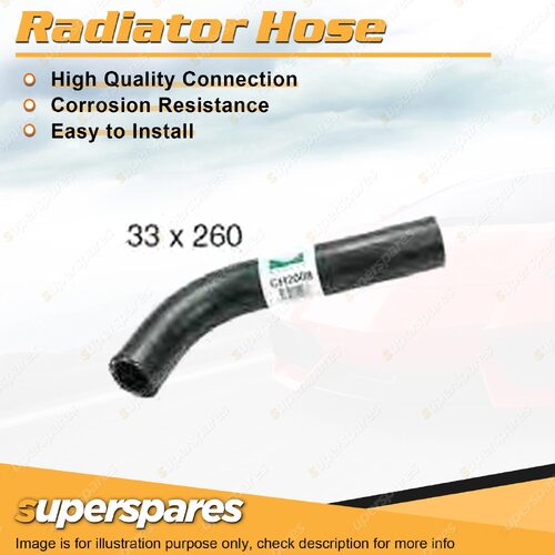 Upper Radiator Hose 33mm x 260mm for Toyota Hiace RZH125 RZH133 RZH182 RZH183