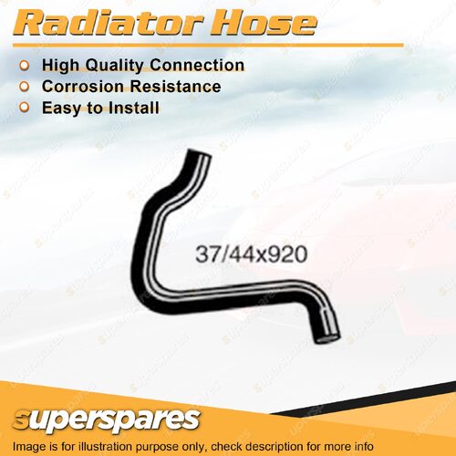 Upper Radiator Hose 37/44 x 920mm for Ford F250 Ambulance 5.8L V8 OHV 1988-1991