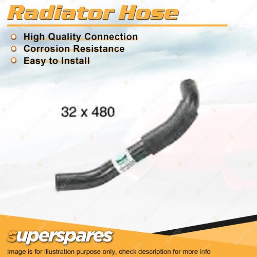 Lower Radiator Hose 32mm x 480mm for Toyota Hiace RZH113 2.4L 4 cyl SOHC 16V