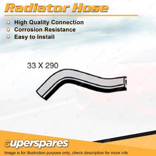 Upper Radiator Hose 33 x 290mm for Mitsubishi Galant EA1A EC1A Aspire Mirage