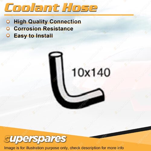 Turbocharger Coolant Hose 10 x 140mm for Toyota Landcruiser HDJ80R HDJ81R 4.2L