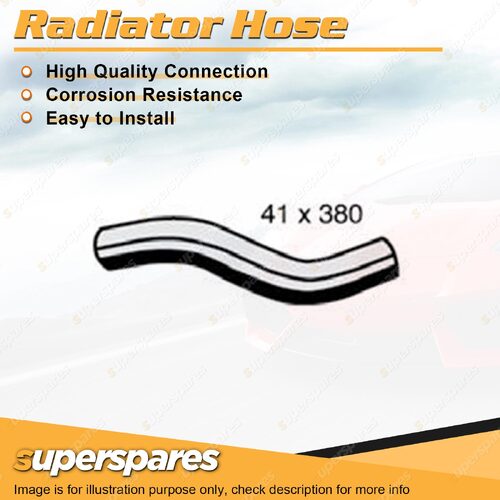 Lower Radiator Hose 41 x 380mm for Toyota Landcruiser HDJ100R 4.2L 10/00-10/07