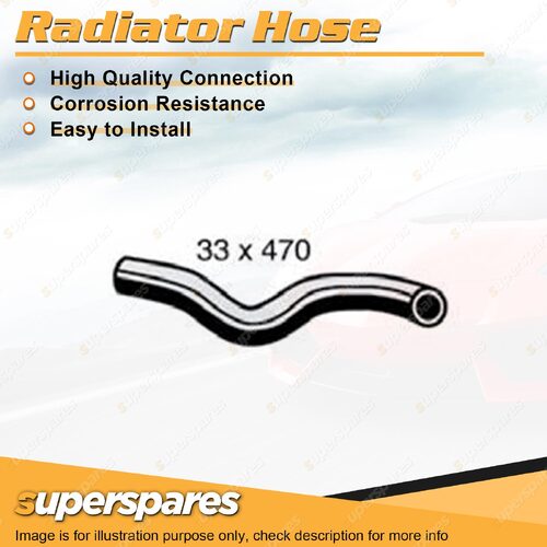 Lower Radiator Hose 33mm x 470mm for Nissan X-Trail T30 QR25DE 2.5L 2001-2007