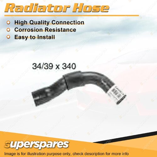 Upper Radiator Hose 34/39 x 340mm for Nissan Patrol GU 4.2L 6cyl OHV 2002-2007