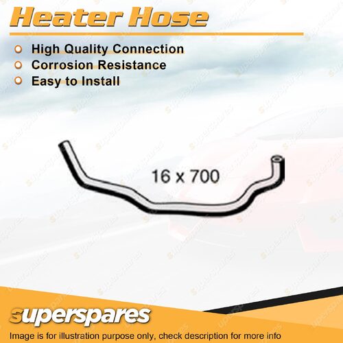 Heater Hose 16 x 700mm for Toyota Landcruiser Prado GRJ120R GRJ121R 4.0L Outlet