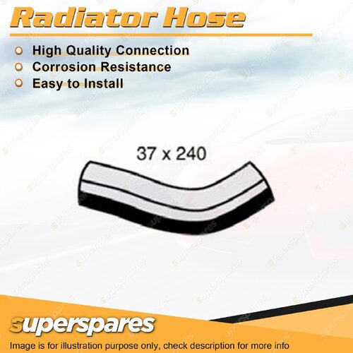 1 x Lower Radiator Hose 37mm x 240mm for Toyota Hiace TRH201R TRH214R TRH219R