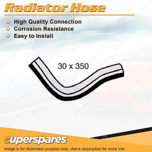 1 x Upper Radiator Hose 30 x 350mm for Mazda MX5 NB 1.8L 4 cyl DOHC 1998-2005