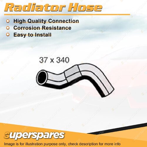 Upper Radiator Hose 37mm x 340mm for Toyota Hiace KDH 211 220 KDH 221 222 223