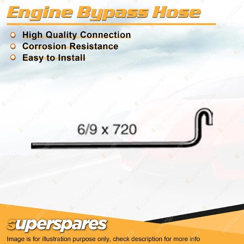 Engine Bypass Hose 6/9 x 720mm for Holden Commodore VE Berlina VE VZ Calais VE