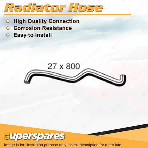 Superspares Upper Radiator Hose 27 x 800mm for Subaru Tribeca 3.0L V6 DOHC 24V
