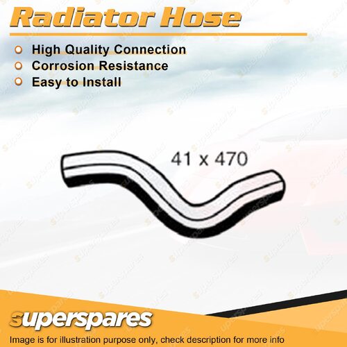 Lower Radiator Hose 41 x 470mm for Toyota Landcruiser VDJ200R 4.5L 11/07-09/15