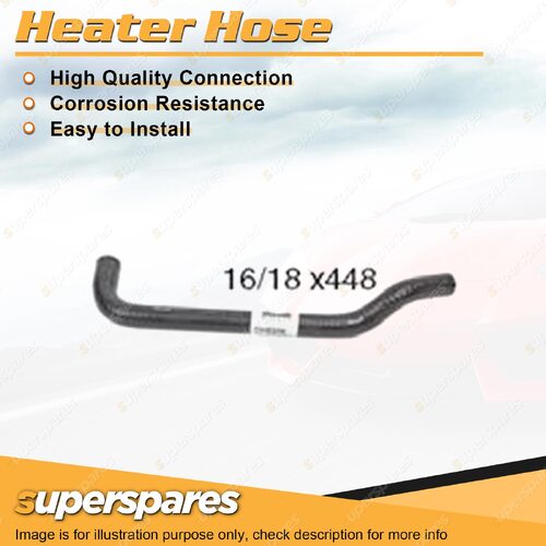Heater Hose 16/18 x 448mm for Toyota RAV 4 SXA10 SXA11 2.0L 4 cyl 97-00 Outlet