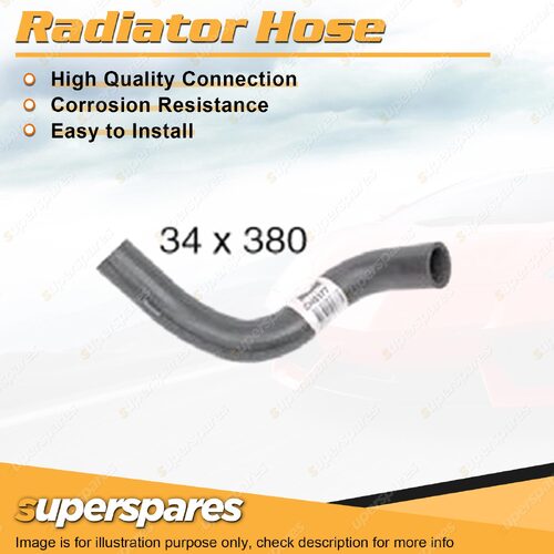 Superspares Lower Radiator Hose 34 x 380mm for Suzuki Liana 1.8L 4 cyl DOHC 16V